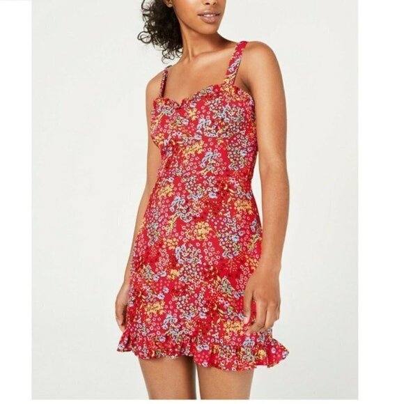 B Darlin Junior Floral Dress - Picture 1 of 16